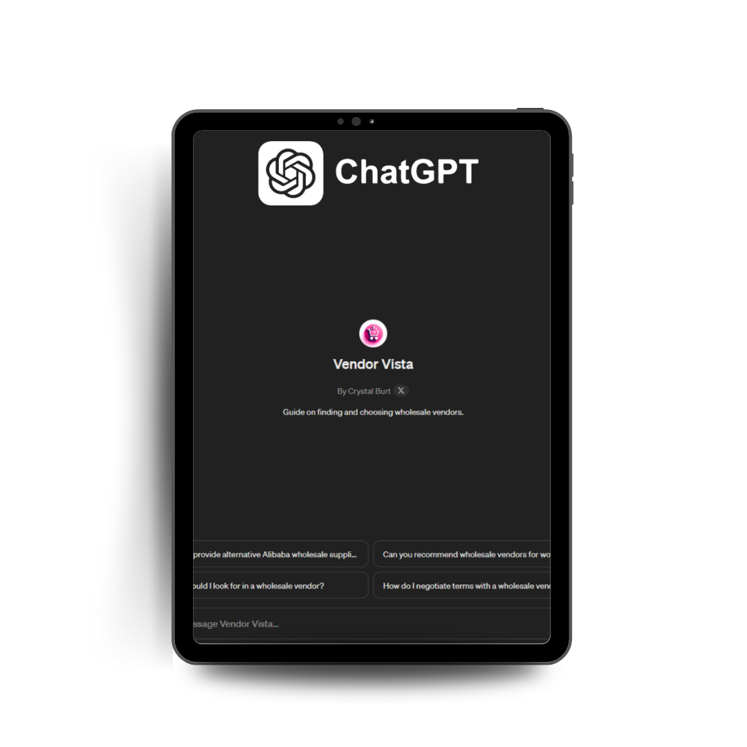 Custom GPT AI Vendor List Tool